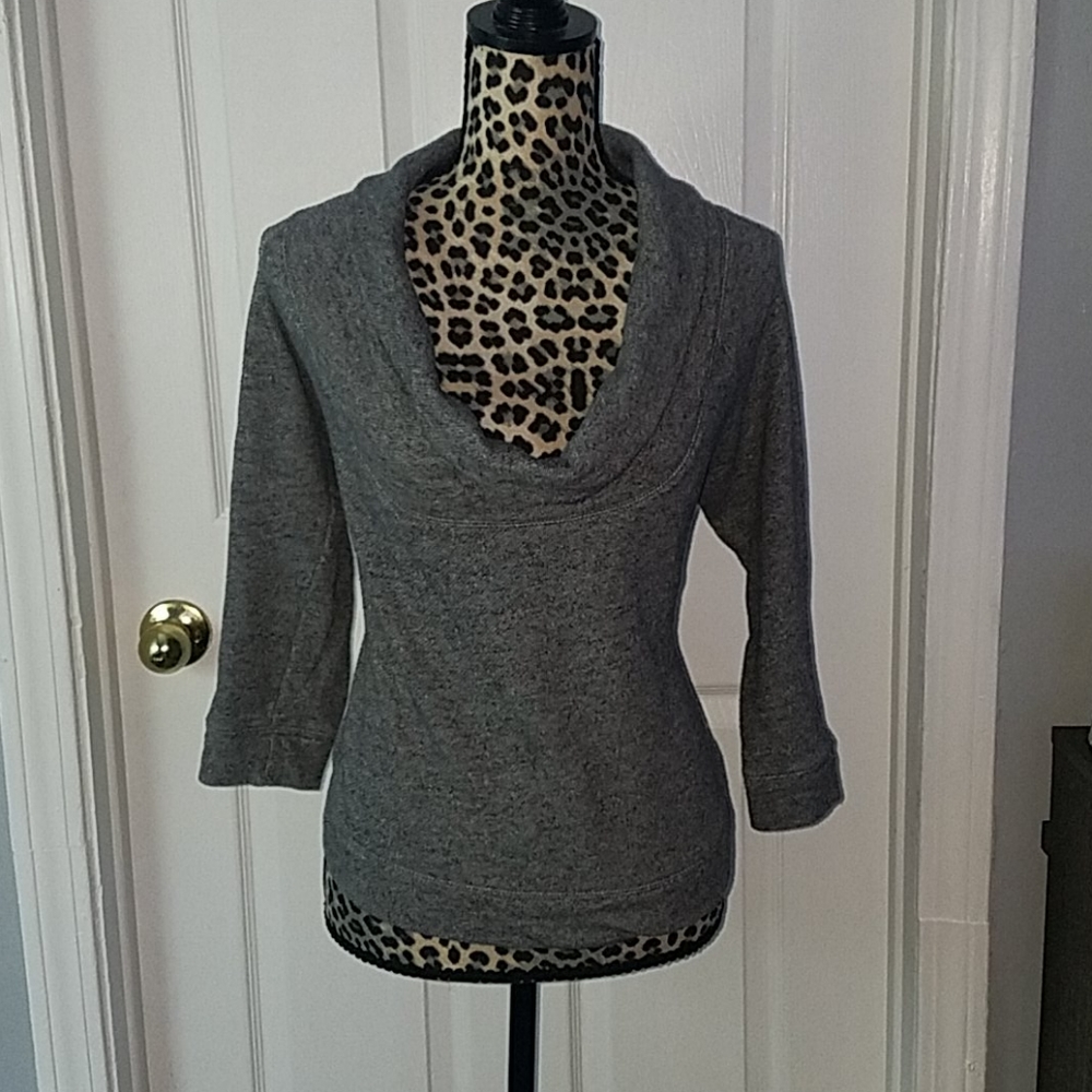 Express 3/4 sleeve cowl neck top